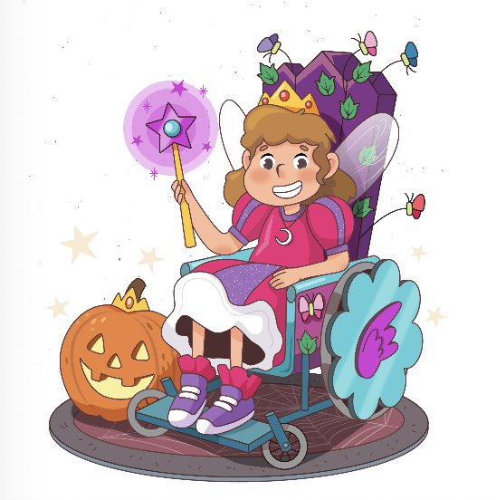 An illustration from the NCA's Halloween for All booklet